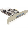 Delock Karta PCI Express > 3 x zewnętrzny + 1 x wewnętrzny USB 3.0 - nr 15