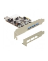 Delock Karta PCI Express > 3 x zewnętrzny + 1 x wewnętrzny USB 3.0 - nr 16