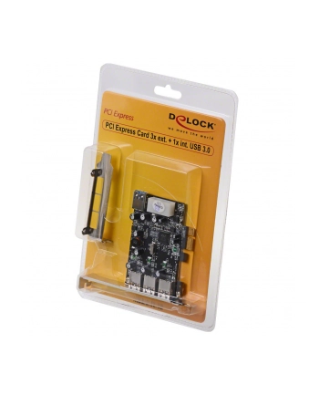 Delock Karta PCI Express > 3 x zewnętrzny + 1 x wewnętrzny USB 3.0 nr 1