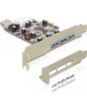 Delock Karta PCI Express > 3 x zewnętrzny + 1 x wewnętrzny USB 3.0 - nr 22