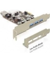 Delock Karta PCI Express > 3 x zewnętrzny + 1 x wewnętrzny USB 3.0 - nr 27