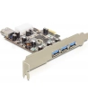 Delock Karta PCI Express > 3 x zewnętrzny + 1 x wewnętrzny USB 3.0 - nr 5