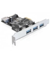 Delock Karta PCI Express > 3 x zewnętrzny + 1 x wewnętrzny USB 3.0 - nr 10