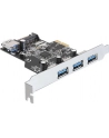 Delock Karta PCI Express > 3 x zewnętrzny + 1 x wewnętrzny USB 3.0 - nr 19