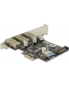 Delock Karta PCI Express > 3 x zewnętrzny + 1 x wewnętrzny USB 3.0 - nr 21