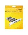Delock Karta PCI Express > 3 x zewnętrzny + 1 x wewnętrzny USB 3.0 - nr 22