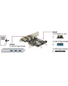 Delock Karta PCI Express > 3 x zewnętrzny + 1 x wewnętrzny USB 3.0 - nr 24