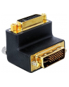Delock adapter DVI-I(M) 29pin ->DVI-I(F) 29pin kątowy - nr 8