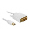 Delock kabel Displayport mini (M) ->DVI (M) 24+1PIN 2m - nr 24