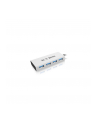 RaidSonic Icy Box 4xPort USB 3.0 Hub, Srebny - nr 13