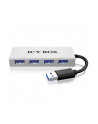 RaidSonic Icy Box 4xPort USB 3.0 Hub, Srebny - nr 18