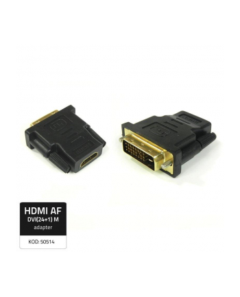 Qoltec Przejściówka HDMI żeńska/ DVI (24+1) męska