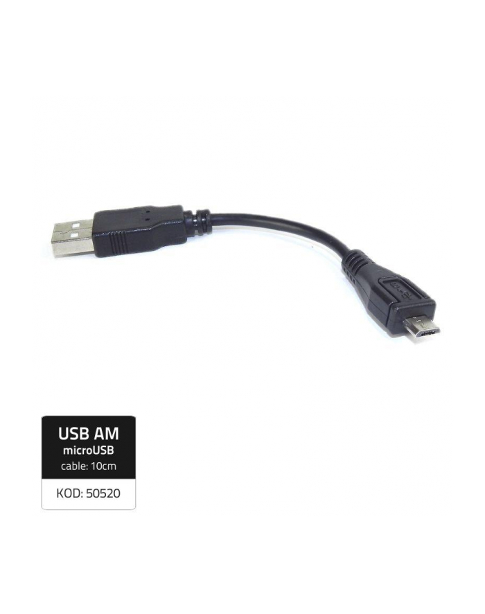 Qoltec Przejściówka USB 2.0 męska/ Micro USB męska główny