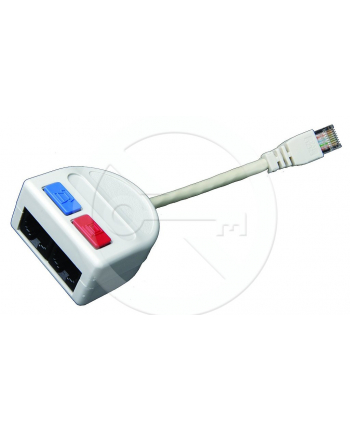 Solarix Splitter komputer/telefon 2 x RJ45