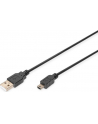 Assmann Kabel połączeniowy USB2.0 Canon Typ USB A/miniUSB B(5pinów), M/M czarny 1m - nr 17