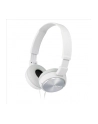 Słuchawki z mikrofonem Sony MDR-ZX310APW (białe/ nauszne) - nr 10