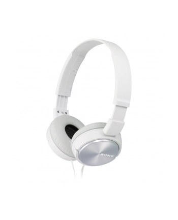 Słuchawki z mikrofonem Sony MDR-ZX310APW (białe/ nauszne)