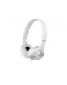 Słuchawki z mikrofonem Sony MDR-ZX310APW (białe/ nauszne) - nr 1