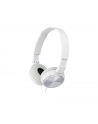 Słuchawki z mikrofonem Sony MDR-ZX310APW (białe/ nauszne) - nr 9