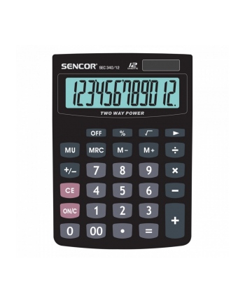 Kalkulator SENCOR 12 znaków - SEC 340/12