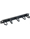 Triton organizer kabli 19  RAB-VP-X13 ( 1U  5 haczyków  kolor czarny RAL 9005) - nr 14