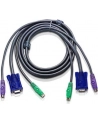 ATEN 2L-5002P/C Kabel 2x SVGA+klawPS+myszPS  1.8m Light - nr 21