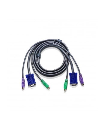 ATEN 2L-5003P/C Kabel 2x SVGA+klawPS+myszPS  3.0m Light