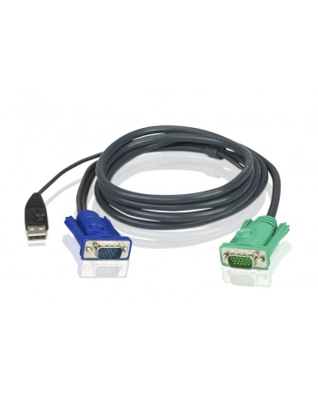 ATEN 2L-5203U Kabel HD15 - SVGA + mysz + klawUSB  3.0m nr 2
