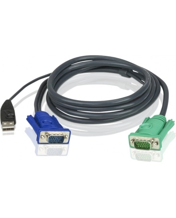ATEN 2L-5203U Kabel HD15 - SVGA + mysz + klawUSB  3.0m nr 1