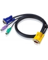 ATEN 2L-5206P Kabel HD15 - SVGA + myszPS + klawPS  6.0m - nr 21