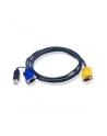 ATEN 2L-5206UP Kabel HD15 - SVGA + mysz + klawUSB  6.0m - nr 30
