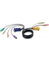 ATEN 2L-5302P Kabel HD15 - SVGA + myszPS + klawPS +  Audio 1.8m - nr 30