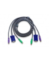 ATEN 2L-5002P/C Kabel 2x SVGA+klawPS+myszPS  1.8m Light - nr 15