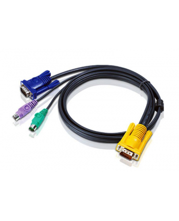 ATEN 2L-5202P Kabel HD15 - SVGA + myszPS + klawPS  2.0m