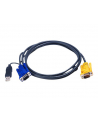 ATEN 2L-5202UP Kabel HD15 - SVGA + mysz + klawUSB  2.0m - nr 17