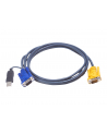 ATEN 2L-5202UP Kabel HD15 - SVGA + mysz + klawUSB  2.0m - nr 31