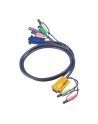 ATEN 2L-5302P Kabel HD15 - SVGA + myszPS + klawPS +  Audio 1.8m - nr 21