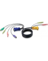 ATEN 2L-5302P Kabel HD15 - SVGA + myszPS + klawPS +  Audio 1.8m - nr 23