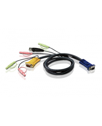 ATEN 2L-5303U Kabel HD15 - SVGA + mysz + klawUSB +  Audio 3.