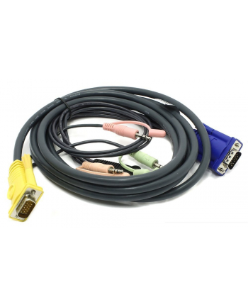 ATEN 2L-5303U Kabel HD15 - SVGA + mysz + klawUSB +  Audio 3.