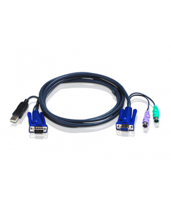 ATEN 2L-5503UP Kabel  SVGA+klawPS+myszPS / USB 3.0m