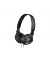 Słuchawki nauszne zamknięte składane, czarne SONY MDRZX310B.AE - nr 1