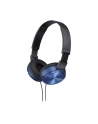 Słuchawki nauszne zamknięte składane, niebieskie SONY MDRZX310L.AE - nr 12