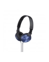 Słuchawki nauszne zamknięte składane, niebieskie SONY MDRZX310L.AE - nr 18
