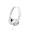 Słuchawki nauszne zamknięte składane, białe SONY MDRZX310W.AE - nr 27