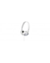 Słuchawki nauszne zamknięte składane, białe SONY MDRZX310W.AE - nr 33