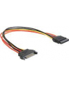 PRZEDŁUŻACZ KABLA ZASILAJĄCEGO SATA 15PIN M/F 30CM DELOCK - nr 14