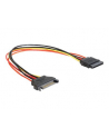 PRZEDŁUŻACZ KABLA ZASILAJĄCEGO SATA 15PIN M/F 30CM DELOCK - nr 16