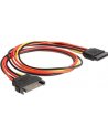 PRZEDŁUŻACZ KABLA ZASILAJĄCEGO SATA 15PIN M/F 50CM DELOCK - nr 8