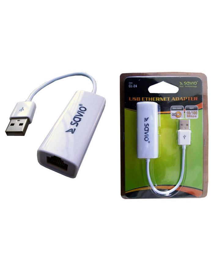 Adapter USB - RJ45 SAVIO CL-24 główny